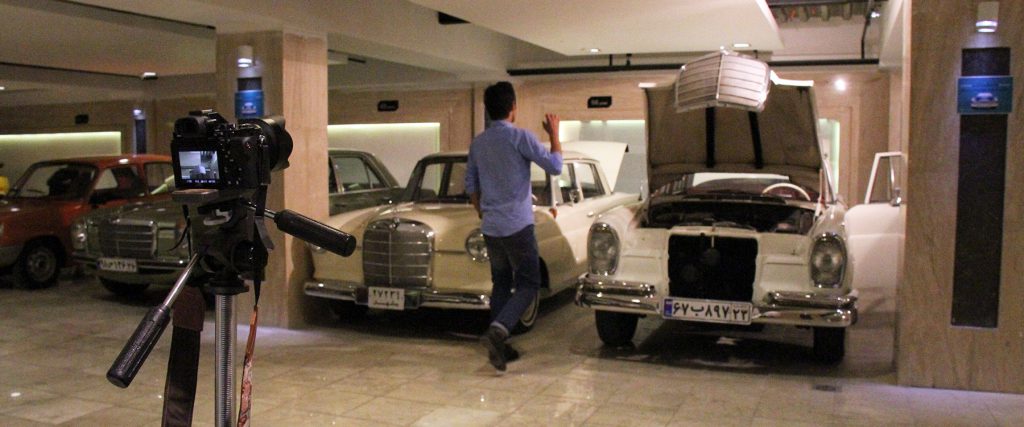 نمایشگاه خودروهای کلاسیک در هتل‌برج باران ۲